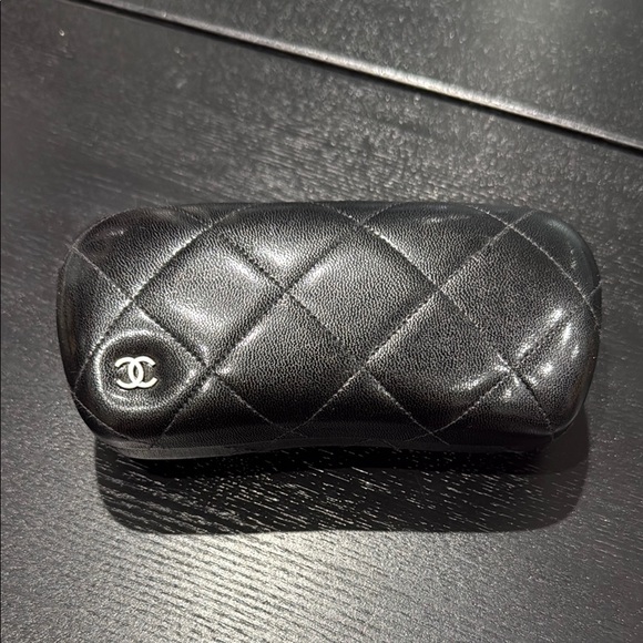 Chanel Quilted Leather Sunglass Hard Case - Picture 1 of 7